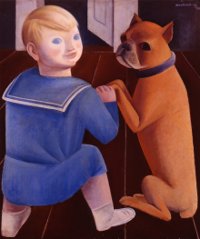 Bild: »Junge mit Hund«